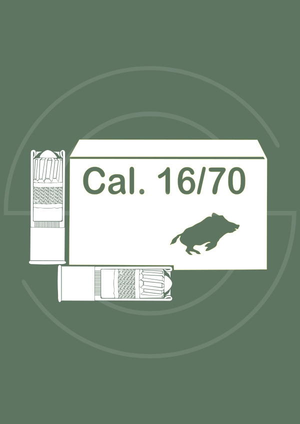 Calibre 16 / 70 (ou 2 3 / 4 pouces)