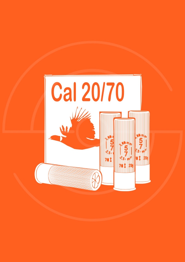 Calibre 20 / 70 (ou 12 / 2¾ pouces)